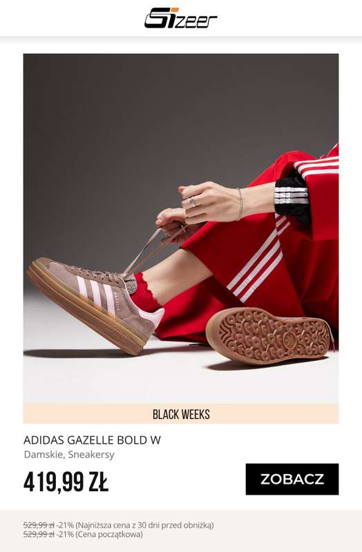 BLACK FRIDAY - gazetka promocyjna Sizeer | Do -45% BLACK WEEKS od czwartku 13.11 do środy 19.11 - strona 3