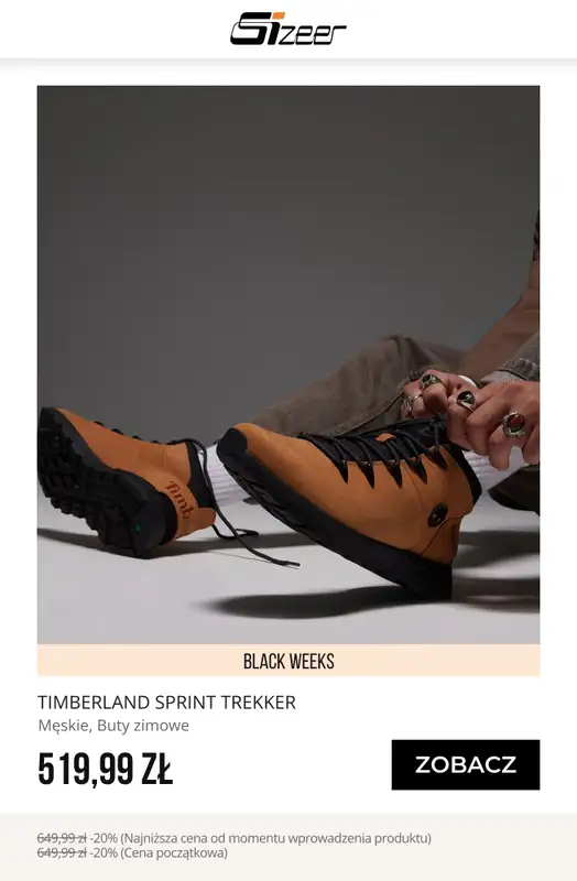 BLACK FRIDAY - gazetka promocyjna Sizeer | Do -45% BLACK WEEKS od czwartku 13.11 do środy 19.11 - strona 5