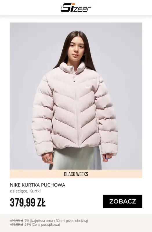 BLACK FRIDAY - gazetka promocyjna Sizeer | Do -45% BLACK WEEKS od czwartku 13.11 do środy 19.11 - strona 8