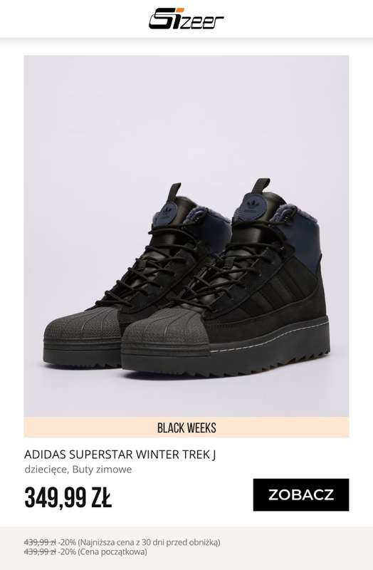 BLACK FRIDAY - gazetka promocyjna Sizeer | Do -45% BLACK WEEKS od czwartku 13.11 do środy 19.11 - strona 6