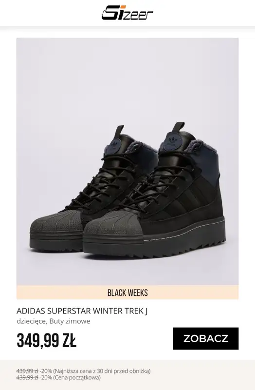 BLACK FRIDAY - gazetka promocyjna Sizeer | Do -45% BLACK WEEKS od czwartku 13.11 do środy 19.11 - strona 6