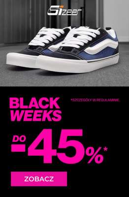 BLACK FRIDAY - gazetka promocyjna Sizeer | Do -45% BLACK WEEKS od czwartku 13.11 do środy 19.11