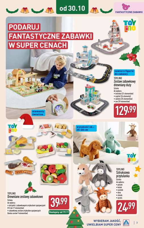 Aldi - gazetka promocyjna Zabawki dla każdego w super cenach! od środy 05.11 do niedzieli 14.12 - strona 3