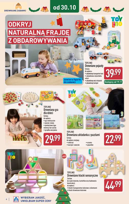 Aldi - gazetka promocyjna Zabawki dla każdego w super cenach! od środy 05.11 do niedzieli 21.12 - strona 4
