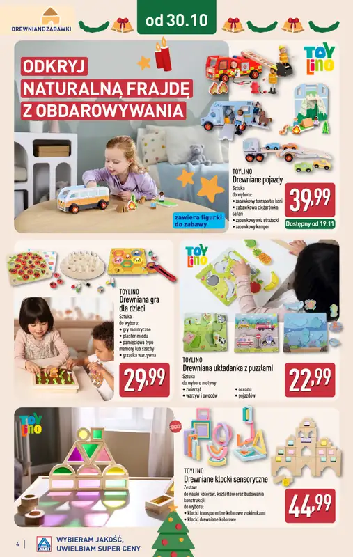 Aldi - gazetka promocyjna Zabawki dla każdego w super cenach! od środy 05.11 do wtorku 23.12 - strona 4