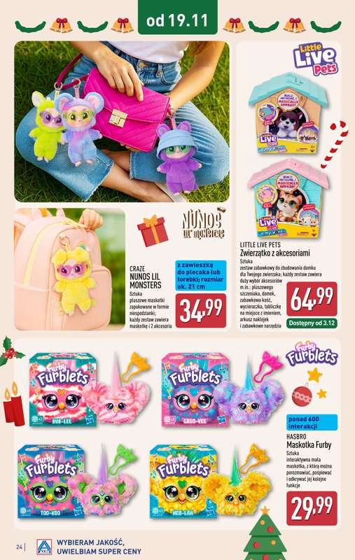 Aldi - gazetka promocyjna Zabawki dla każdego w super cenach! od środy 05.11 do niedzieli 21.12 - strona 24