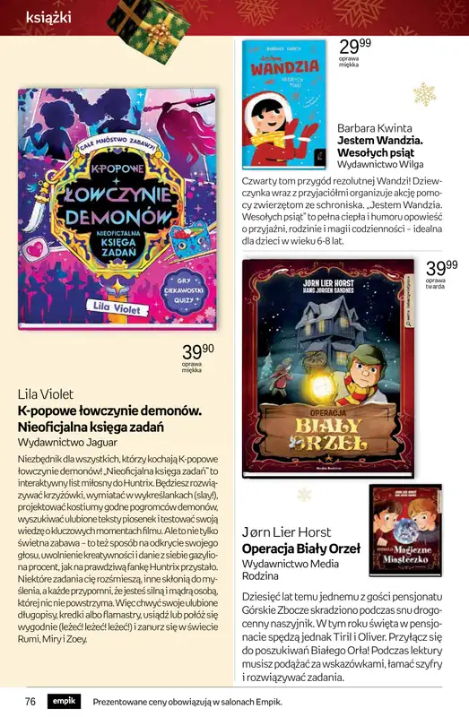 Empik - gazetka promocyjna Tom kultury: książki od czwartku 13.11 do wtorku 25.11 - strona 76
