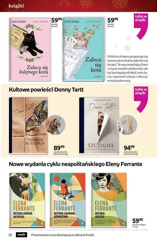 Empik - gazetka promocyjna Tom kultury: książki od czwartku 13.11 do wtorku 25.11 - strona 10