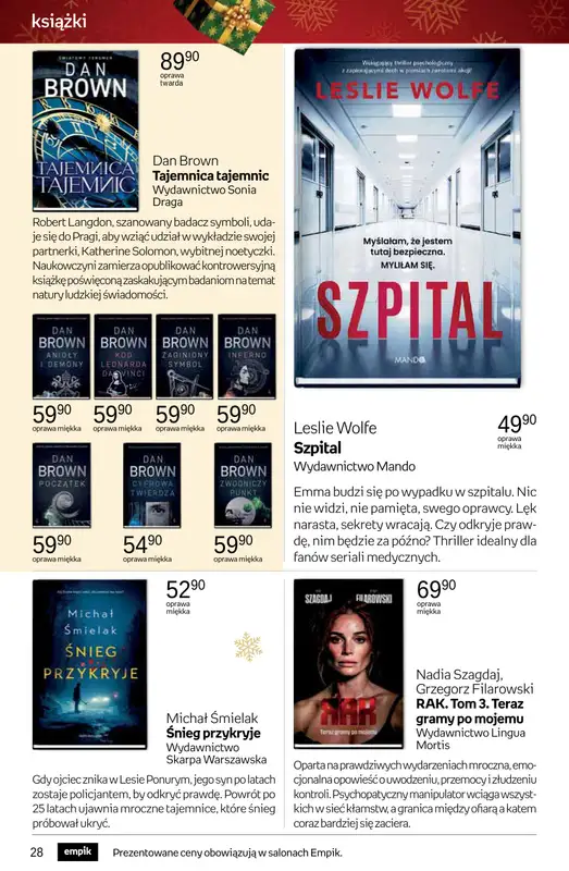 Empik - gazetka promocyjna Tom kultury: książki od czwartku 13.11 do wtorku 25.11 - strona 28