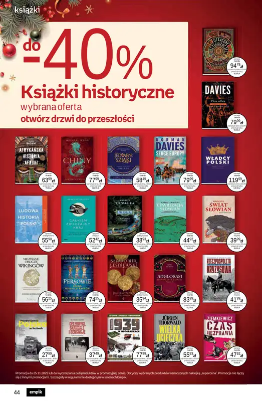 Empik - gazetka promocyjna Tom kultury: książki od czwartku 13.11 do wtorku 25.11 - strona 44