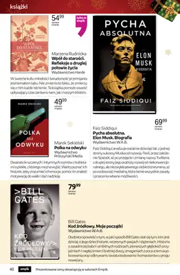 Empik - gazetka promocyjna Tom kultury: książki od czwartku 13.11 do wtorku 25.11 - strona 40