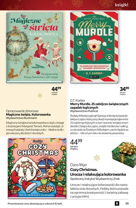 Empik - gazetka promocyjna Tom kultury: książki od czwartku 13.11 do wtorku 25.11 - strona 59