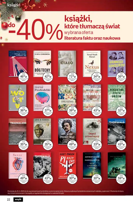 Empik - gazetka promocyjna Tom kultury: książki od czwartku 13.11 do wtorku 25.11 - strona 22