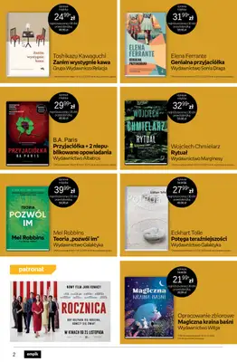Empik - gazetka promocyjna Tom kultury: książki od czwartku 13.11 do wtorku 25.11 - strona 2