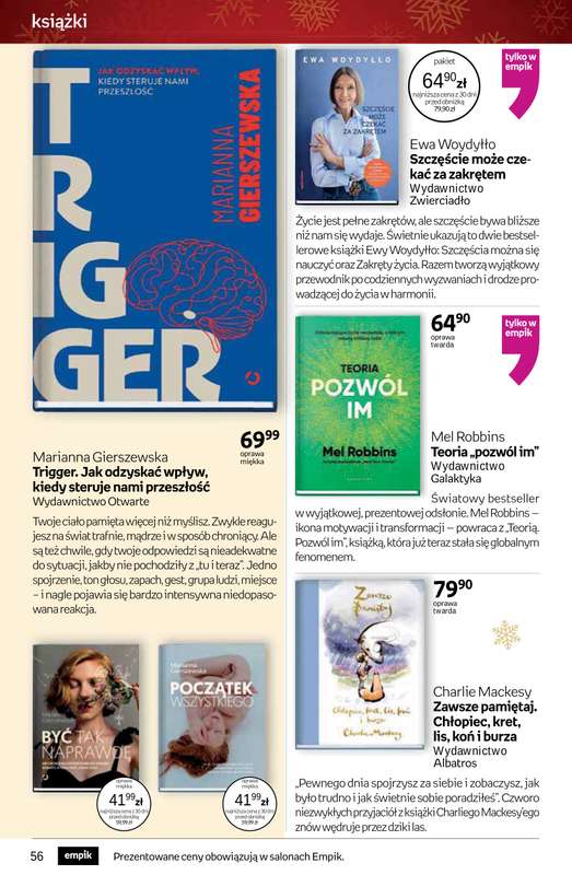 Empik - gazetka promocyjna Tom kultury: książki od czwartku 13.11 do wtorku 25.11 - strona 56