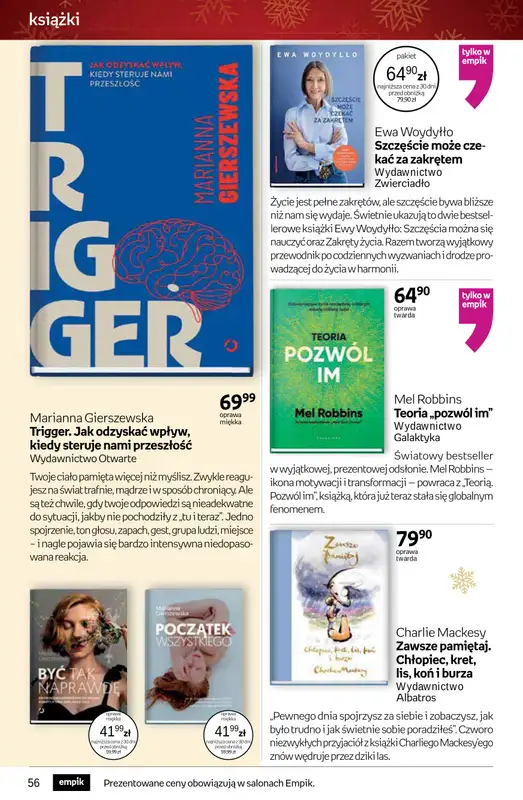 Empik - gazetka promocyjna Tom kultury: książki od czwartku 13.11 do wtorku 25.11 - strona 56