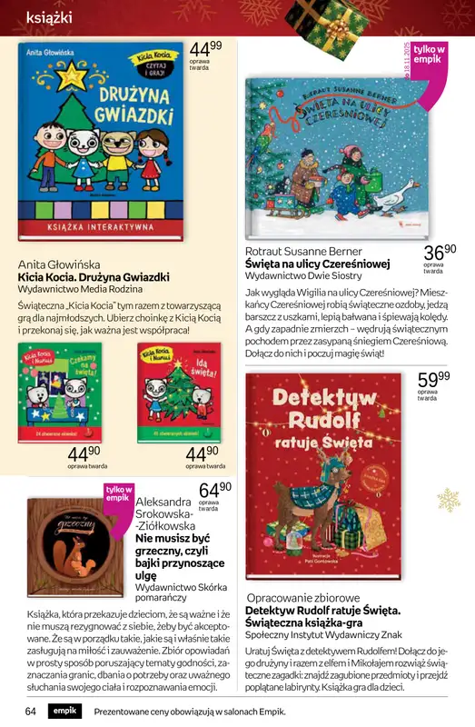 Empik - gazetka promocyjna Tom kultury: książki od czwartku 13.11 do wtorku 25.11 - strona 64