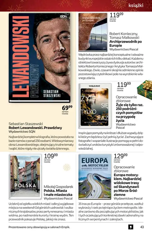 Empik - gazetka promocyjna Tom kultury: książki od czwartku 13.11 do wtorku 25.11 - strona 43