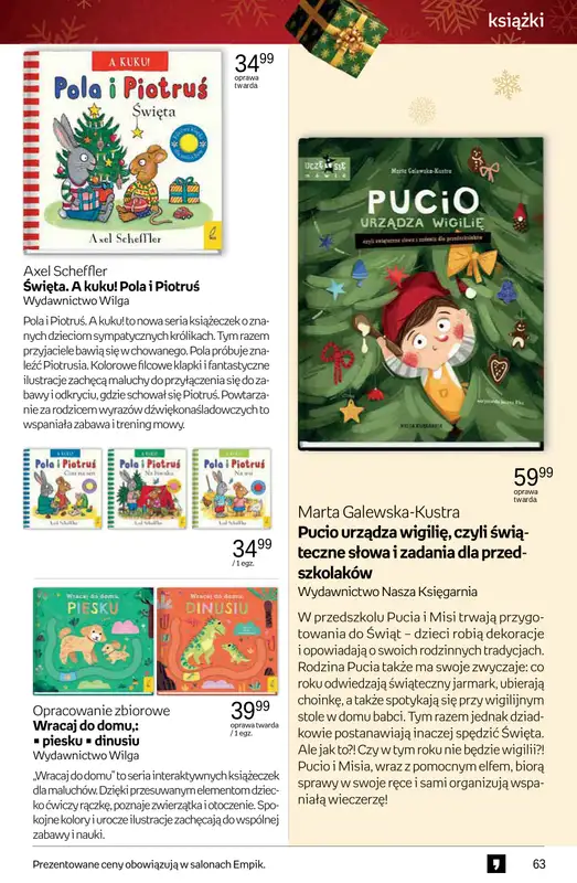 Empik - gazetka promocyjna Tom kultury: książki od czwartku 13.11 do wtorku 25.11 - strona 63