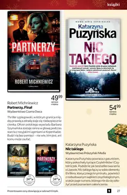 Empik - gazetka promocyjna Tom kultury: książki od czwartku 13.11 do wtorku 25.11 - strona 27