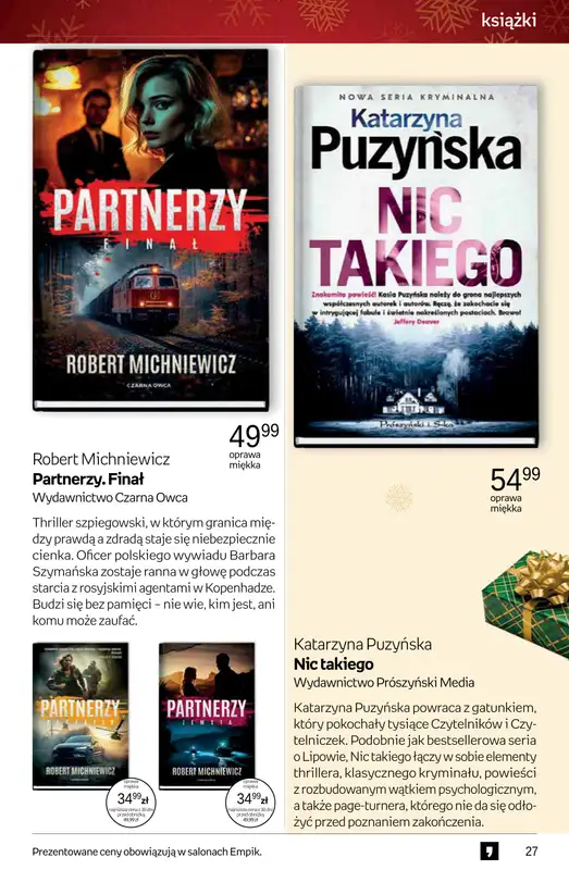 Empik - gazetka promocyjna Tom kultury: książki od czwartku 13.11 do wtorku 25.11 - strona 27