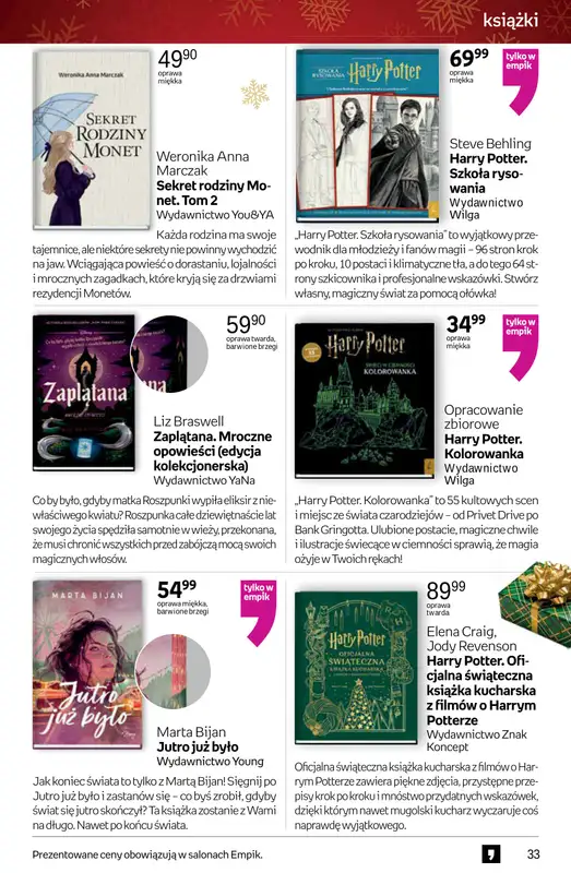 Empik - gazetka promocyjna Tom kultury: książki od czwartku 13.11 do wtorku 25.11 - strona 33