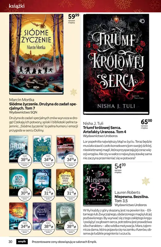 Empik - gazetka promocyjna Tom kultury: książki od czwartku 13.11 do wtorku 25.11 - strona 30