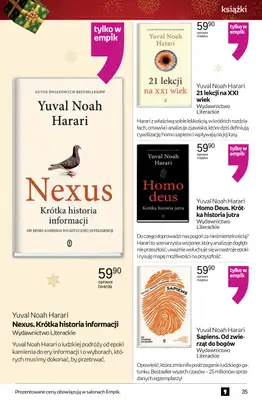 Empik - gazetka promocyjna Tom kultury: książki od czwartku 13.11 do wtorku 25.11 - strona 35