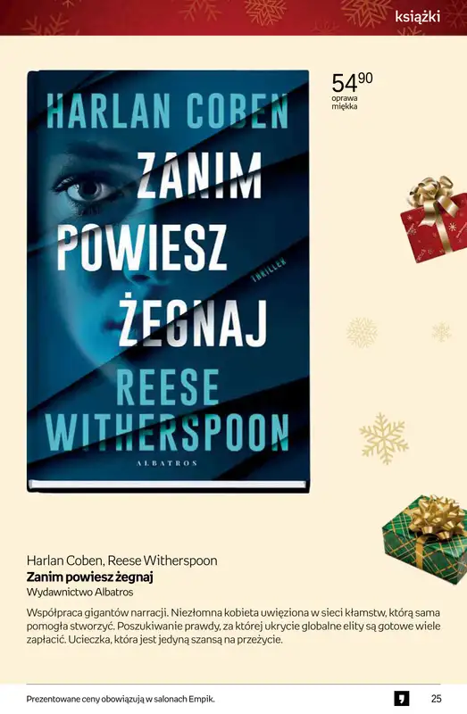 Empik - gazetka promocyjna Tom kultury: książki od czwartku 13.11 do wtorku 25.11 - strona 25