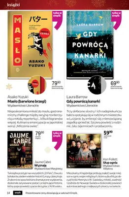 Empik - gazetka promocyjna Tom kultury: książki od czwartku 13.11 do wtorku 25.11 - strona 14