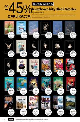 Empik - gazetka promocyjna Tom kultury: książki od czwartku 13.11 do wtorku 25.11 - strona 4