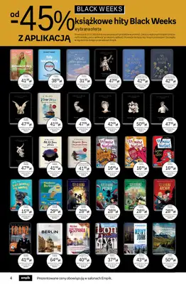 Empik - gazetka promocyjna Tom kultury: książki od czwartku 13.11 do wtorku 25.11 - strona 4