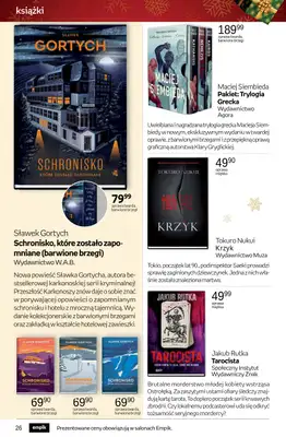 Empik - gazetka promocyjna Tom kultury: książki od czwartku 13.11 do wtorku 25.11 - strona 26