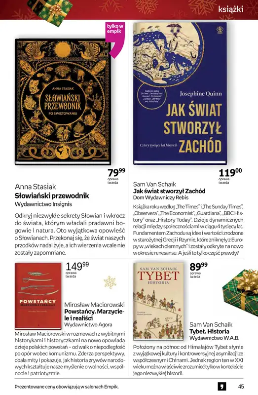 Empik - gazetka promocyjna Tom kultury: książki od czwartku 13.11 do wtorku 25.11 - strona 45