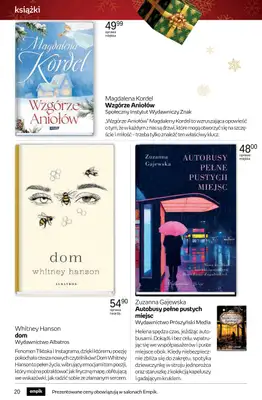 Empik - gazetka promocyjna Tom kultury: książki od czwartku 13.11 do wtorku 25.11 - strona 20