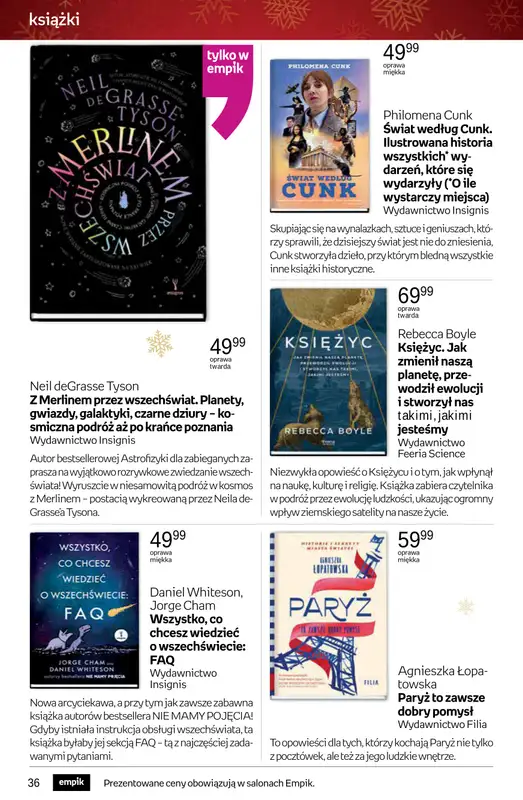 Empik - gazetka promocyjna Tom kultury: książki od czwartku 13.11 do wtorku 25.11 - strona 36