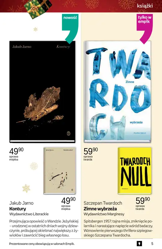 Empik - gazetka promocyjna Tom kultury: książki od czwartku 13.11 do wtorku 25.11 - strona 5