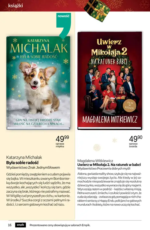 Empik - gazetka promocyjna Tom kultury: książki od czwartku 13.11 do wtorku 25.11 - strona 16