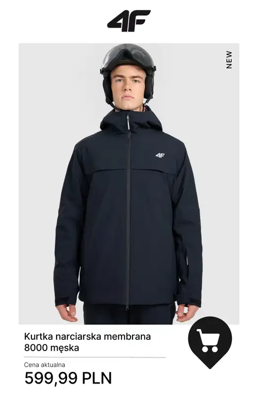 4F - gazetka promocyjna Nowa kolekcja zimowa od czwartku 13.11  - strona 14