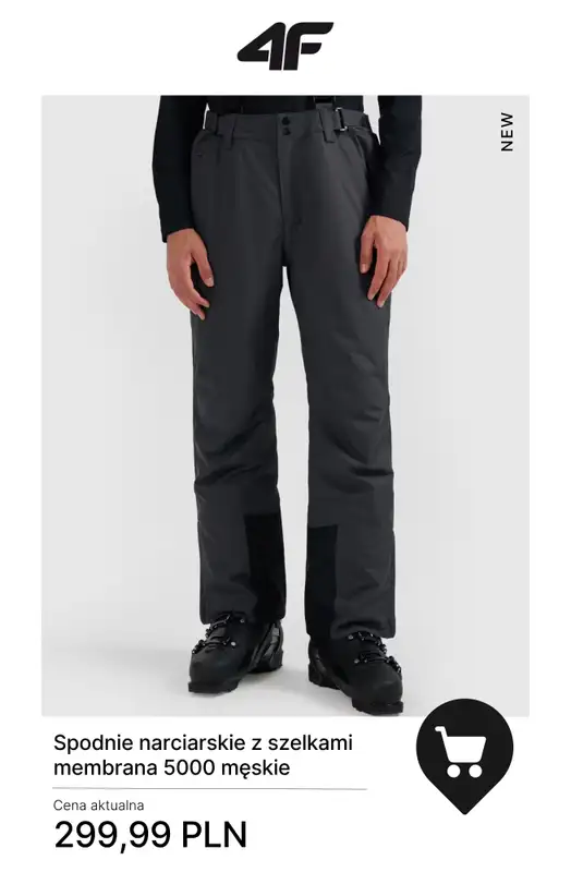 4F - gazetka promocyjna Nowa kolekcja zimowa od czwartku 13.11  - strona 13