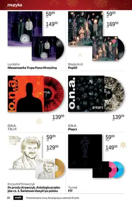 Empik - gazetka promocyjna Tom kultury: muzyka od czwartku 13.11 do wtorku 25.11 - strona 5