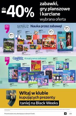 Empik - gazetka promocyjna Tom kultury: zabawki od czwartku 13.11 do wtorku 25.11 - strona 7