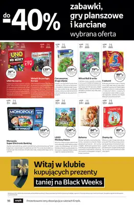 Empik - gazetka promocyjna Tom kultury: zabawki od czwartku 13.11 do wtorku 25.11 - strona 4