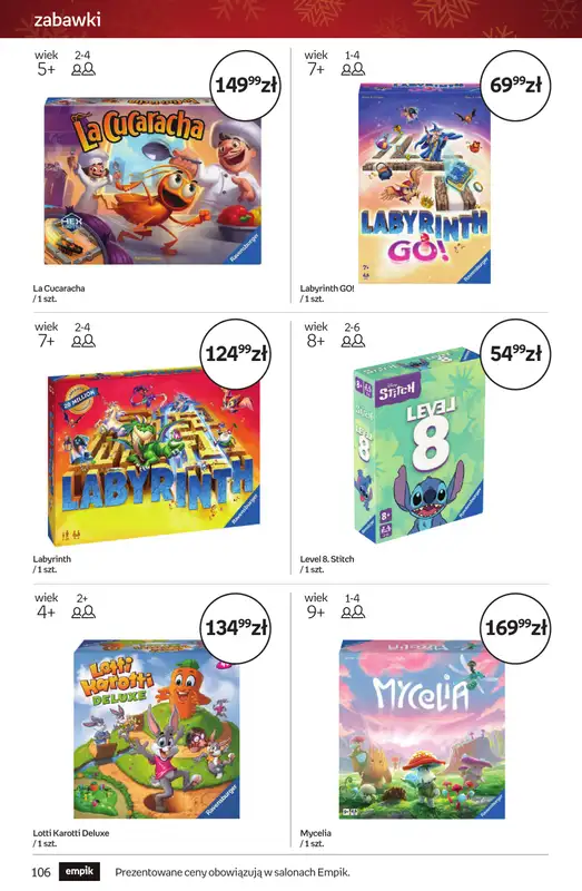 Empik - gazetka promocyjna Tom kultury: zabawki od czwartku 13.11 do wtorku 25.11 - strona 12