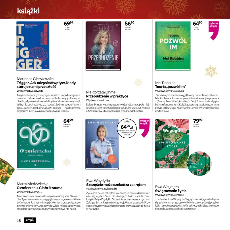 Empik - gazetka promocyjna Katalog Boże Narodzenie 2025 od czwartku 13.11 do wtorku 25.11 - strona 18