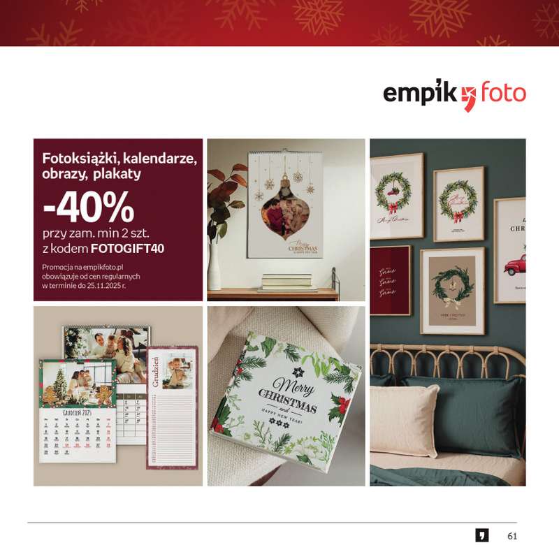Empik - gazetka promocyjna Katalog Boże Narodzenie 2025 od czwartku 13.11 do wtorku 25.11 - strona 61