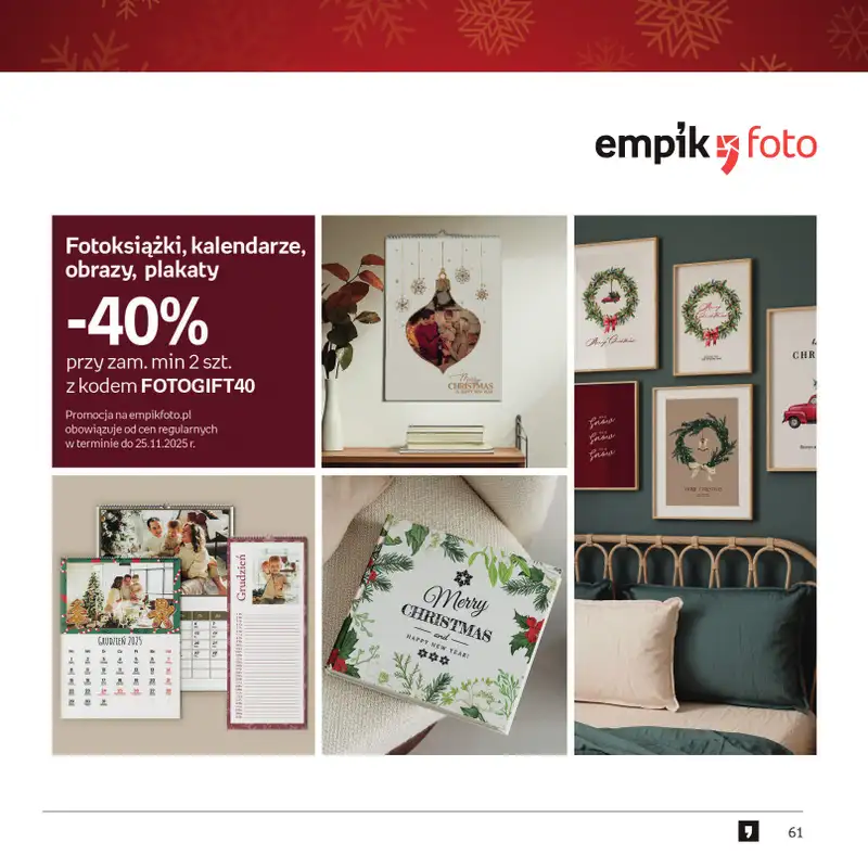 Empik - gazetka promocyjna Katalog Boże Narodzenie 2025 od czwartku 13.11 do wtorku 25.11 - strona 61