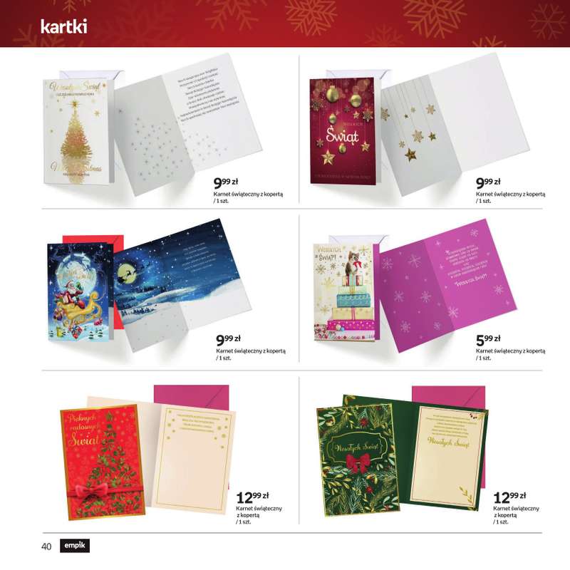 Empik - gazetka promocyjna Katalog Boże Narodzenie 2025 od czwartku 13.11 do wtorku 25.11 - strona 40