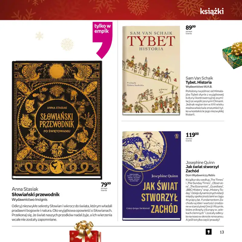 Empik - gazetka promocyjna Katalog Boże Narodzenie 2025 od czwartku 13.11 do wtorku 25.11 - strona 13