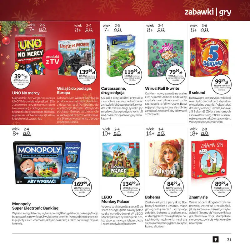 Empik - gazetka promocyjna Katalog Boże Narodzenie 2025 od czwartku 13.11 do wtorku 25.11 - strona 31